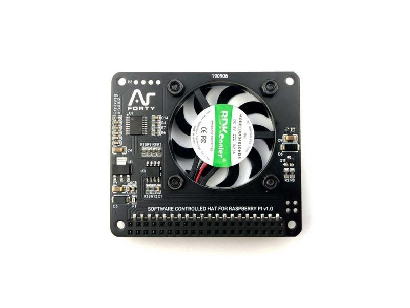 Raspberry Pi Fan HAT for Pi 4, Zubehörtyp: Gehäuselüfter