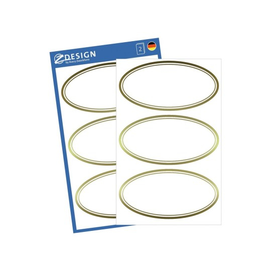 AVERY Zweckform Z-Design Haushaltsetiketten "oval"