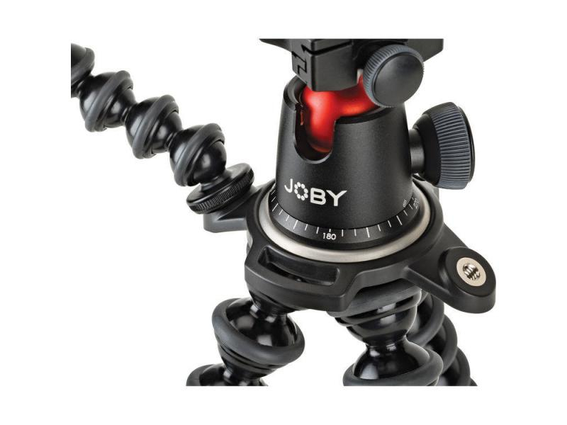 Joby Stativ GorillaPod Rig mit Kugelkopf, Eigenschaften: Videostativ, Material: Plastik; Aluminium, Stativ-Bauart: Dreibeinstativ, Stativgewinde: 1/4", Stativ-Ausstattung: Kugelkopf, Länge ausgefahren: 43 cm, Gewicht: 840 g, Belastbarkeit: 5 kg