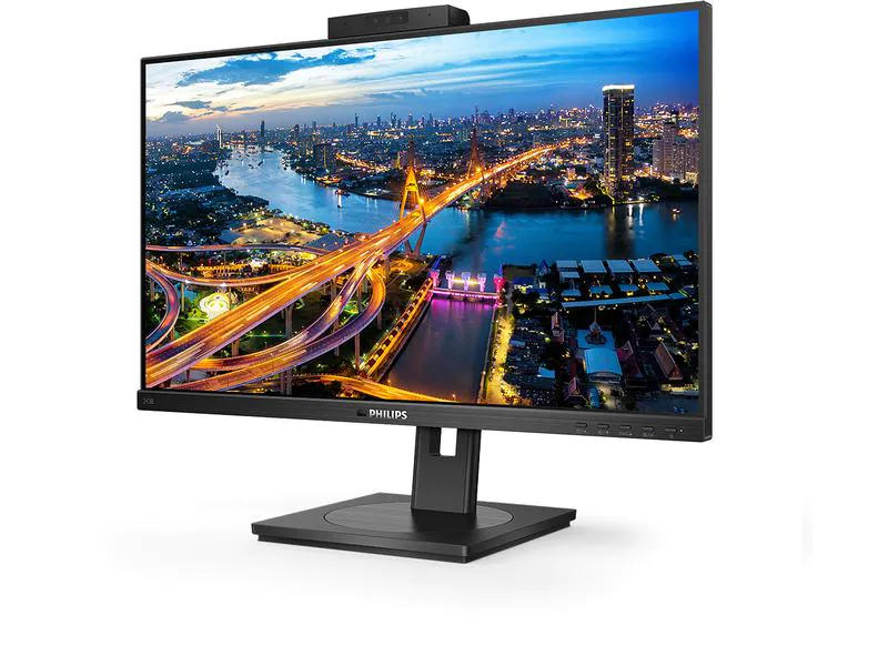 Philips Monitor 243B1JH/00, Bildschirmdiagonale: 23.8 ", Auflösung: 1920 x 1080 (Full HD), Paneltyp: IPS, Bildschirmoberfläche: Entspiegelt, Farbraum: sRGB, NTSC, USB-Hub: Ja