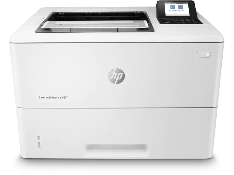 Hewlett-Packard HP LaserJet Enterprise M507dn, Schwarzweiss Laser Drucker, A4, 43 Seiten pro Minute, Drucken, Duplex