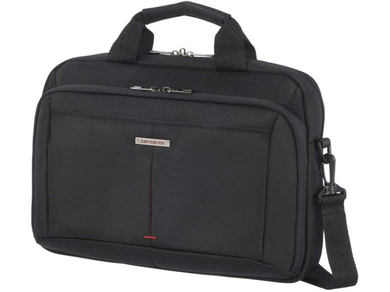 Samsonite Notebooktasche Guardit Bailhandle 2.0 13.3 ", Taschenart: Aktentasche, Tragemöglichkeit: Schulterriemen; Tragegriff, Trolley-Band, Farbe: Schwarz, Bildschirmdiagonale: 13.3 ", Zusatzfächer: Fronttasche mit RV; Stifteinschub; Notebookfach; Kabe