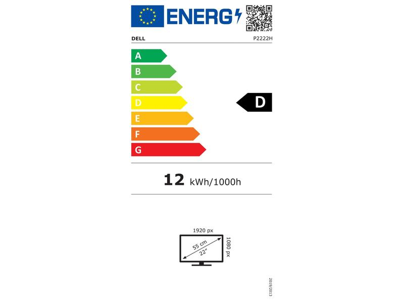 22 Mon ¿ P2222H no stand-54.6cm 21.5