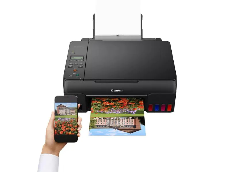 Canon Multifunktionsdrucker PIXMA G650, Druckertyp: Farbig, Drucktechnik: Tintenstrahl, Total Fassungsvermögen Papierzuführungen: 100 Seiten, Mobildruck: Ja, Anzahl Papierzuführungen (maximal): 1, Druckgeschwindigkeit (farbig): 3.9 ppm