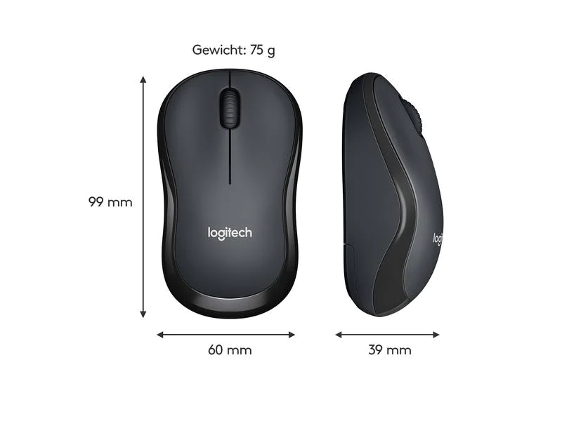 Logitech Maus M220 Silent Schwarz