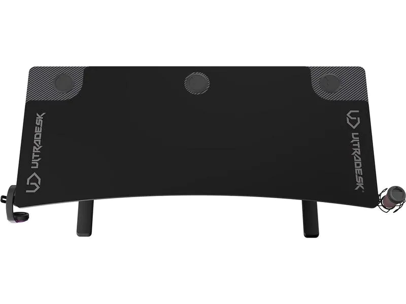 Ultradesk Gaming Tisch Cruiser, Beleuchtung: Nein, Höhenverstellbar: Ja, Detailfarbe: Schwarz, Material: Stahl