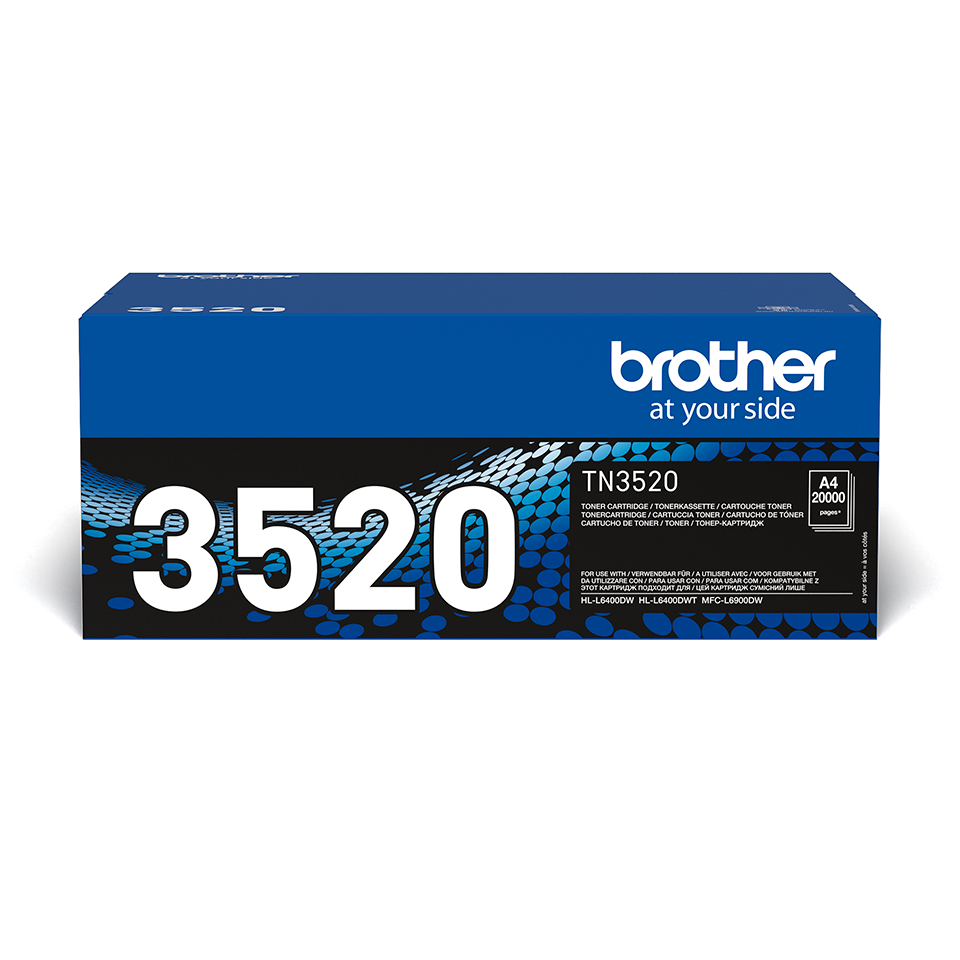 BROTHER TN3520 | 20000 Seiten BROTHER Tonerkassette, schwarz