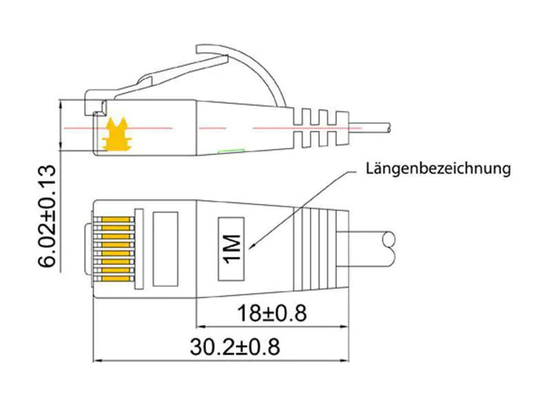 Wirewin Slimpatchkabel Cat 6, UTP, 5 m, Grün, Farbe: Grün, Form: Flach, Zusatzfunktionen: Mit Klinkenschutz, Längenaufdruck auf Stecker, Länge: 5 m, Anschlüsse LAN: RJ45 - RJ45, Produkttyp: Slimpatchkabel