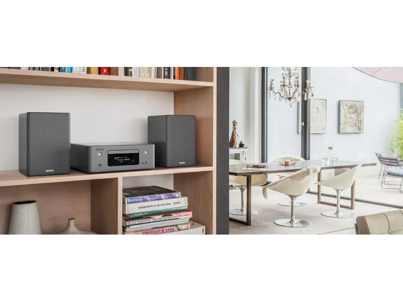 Denon Micro-HiFi Anlage CEOL N10 Weiss, Radio Tuner: FM, Internetradio, AM, Farbe: Weiss, Lautsprecher Kategorie: Regallautsprecher, Verbindungsmöglichkeiten: Kopfhörer 3.5mm Klinke, AirPlay 2, Wi-Fi Sharing, Bluetooth, WLAN, Ausstattung: Tidal, Bluetoo