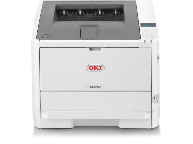 OKI B512dn, Schwarzweiss Laser Drucker, A4, 45 Seiten pro Minute, Drucken, Duplex