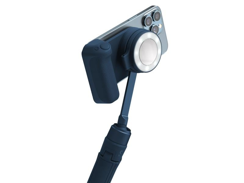 Shiftcam SnapGrip Creator Kit Dunkelblau, Befestigung: Magnet, Eigenschaften: Qi-Charger, Mobiltelefon Kompatibilität: iPhone 13 Pro Max, iPhone 8, iPhone 14 Pro, iPhone 13, iPhone 13 Pro, iPhone 14, iPhone 14 Plus, iPhone 14 Pro Max, Universalhalterung: