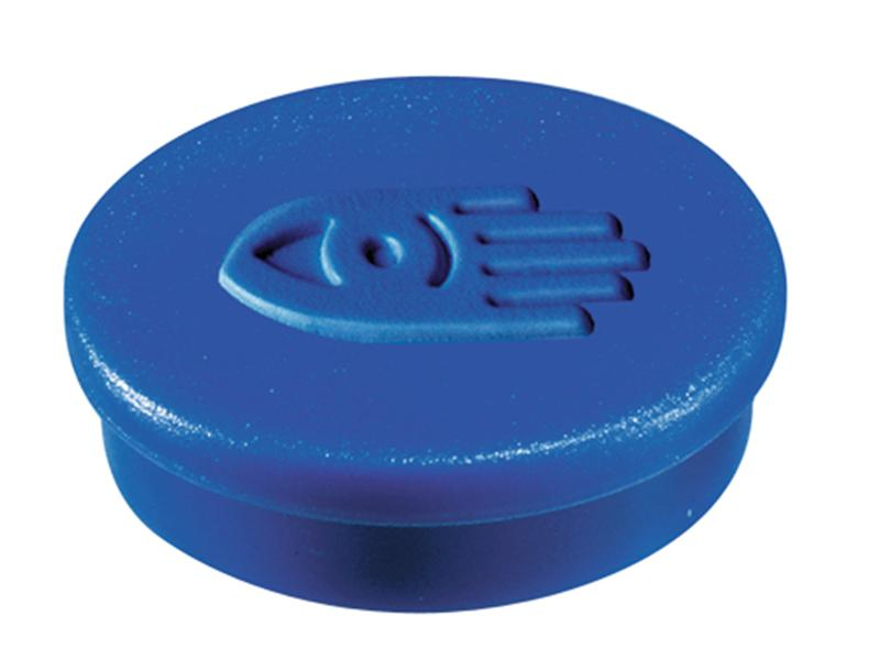 Legamaster Haftmagnet Blau, 10 Stück, Farbe: Blau, Verpackungseinheit: 10 Stück, Belastbarkeit: 0.25 kg