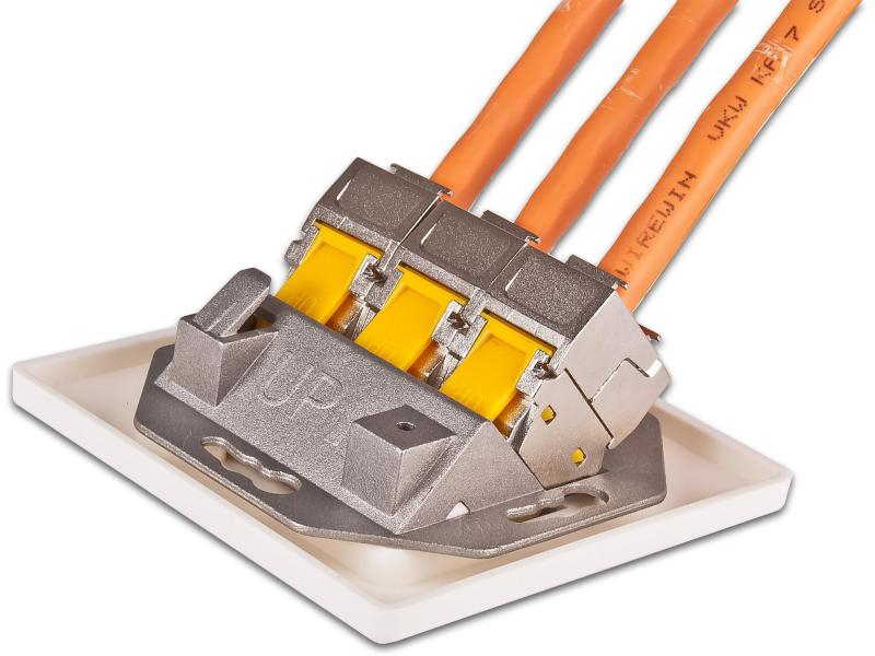 Wirewin Keystone-Modul Cat.6A STP EA, Modultyp: Keystone, Anschluss Front: Buchse RJ-45, Anschluss Rück: Klemmen, Medientyp: Netzwerk, Schirmung: Ja, Farbe: Silber