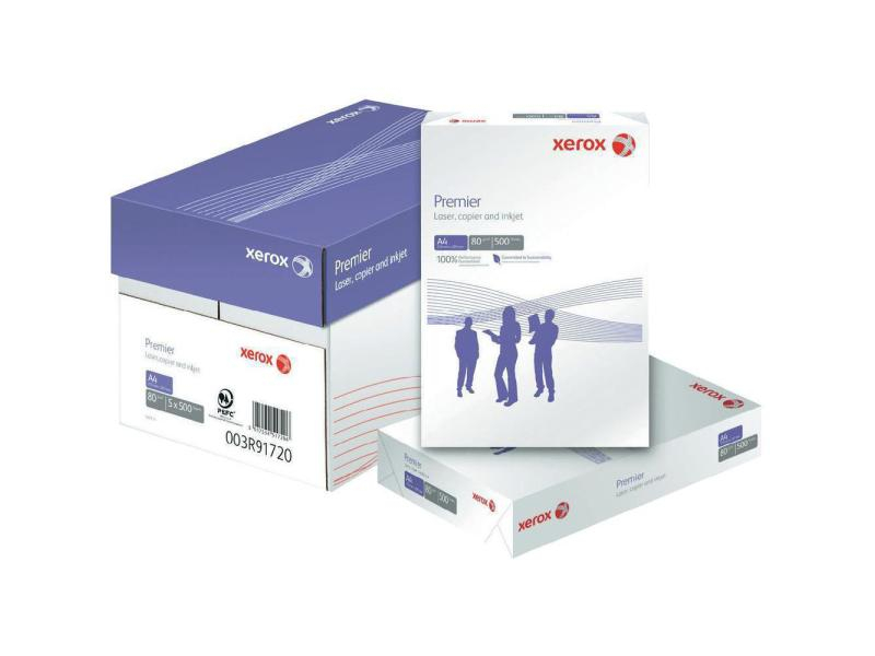 Antalis Druckerpapier Xerox Premier A4 Weiss 80 g/m², 2500 Blatt, Geeignet für Drucker: Inkjet, Laser, Grammatur: 80 g/m², Papiertyp: Druckerpapier, Materialeigenschaften: Holzfrei, Verpackungseinheit: 2500 Stück, Papierformat: A4