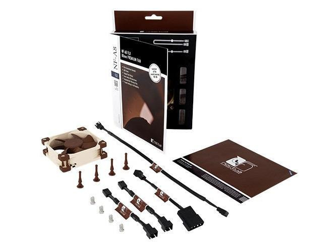 Gehäuselüfter Noctua NF-A8 FLX, 80x80x25mm, 12V, 16.1dBA, 50.4m3/h, 3Pin Anschluss, 2000rpm,