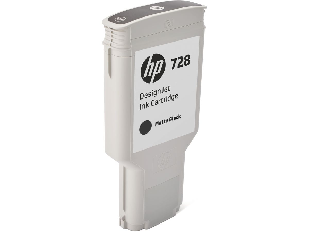 HP 728 | 300ml HP Tintenpatrone mit hoher Reichweite, matt schwarz