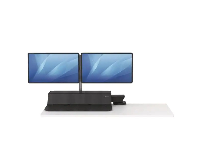 Fellowes Sitz-Steh Workstation Lotus RT für 2 Monitore