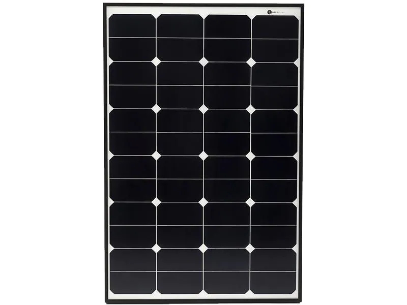 WATTSTUNDE Solarmodul WS95SPS Daylight 95 W, Solarpanel Leistung: 95 W, Paneltyp: Flexibel, Rahmen: Schwarz