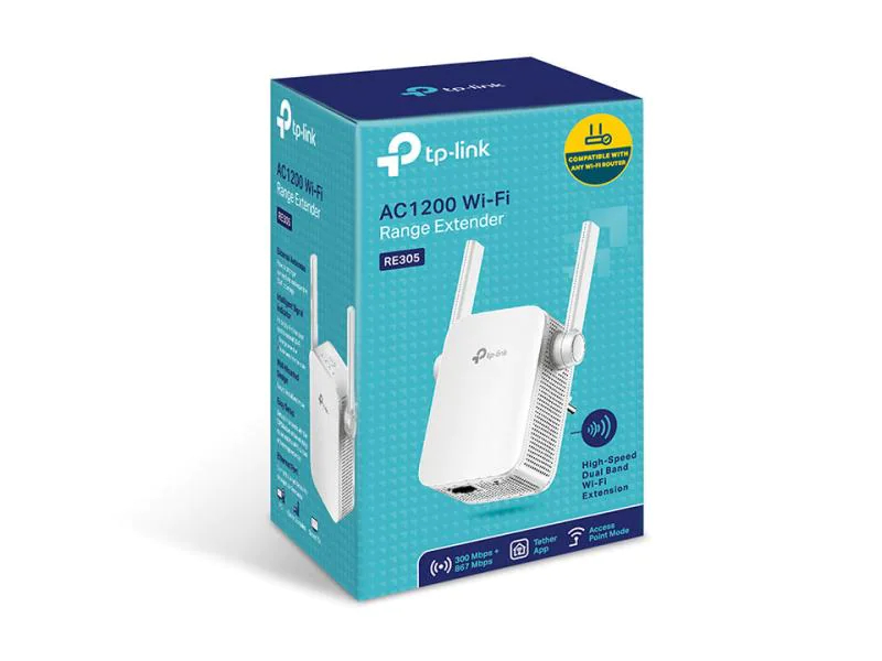 TP-LINK Repeater AC1200 Dual Band RE305