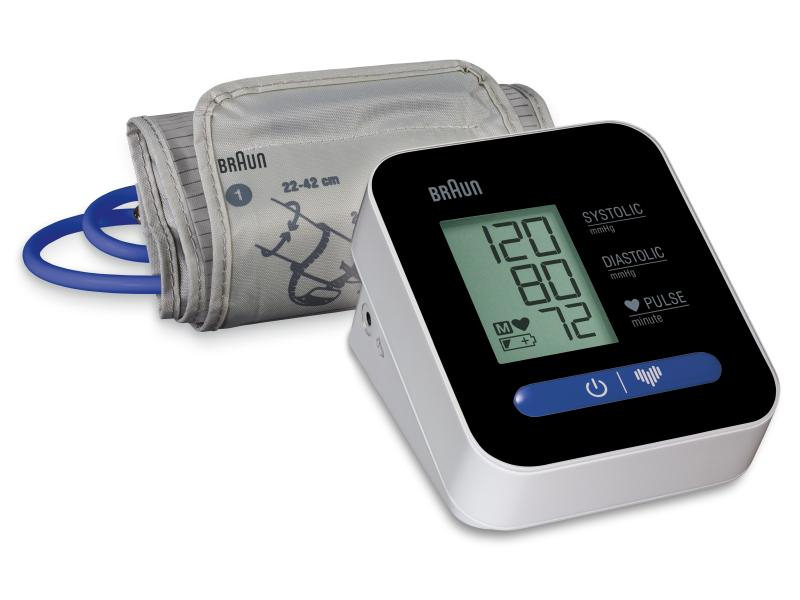 Braun Blutdruckmessgerät ExactFit 1 BUA 5000, Touchscreen: Nein, Messpunkt: Oberarm, App kompatibel: Nein