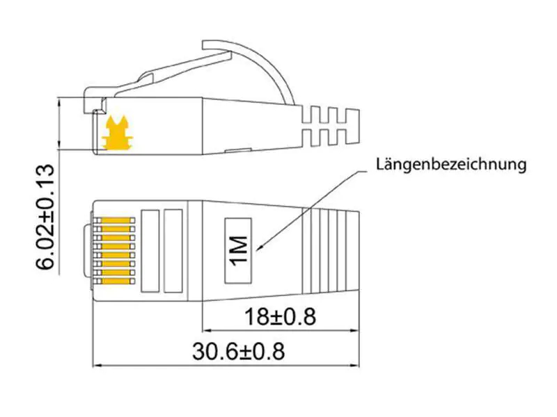 Wirewin Slimpatchkabel Cat 6, STP, 1 m, Violett, Farbe: Violett, Form: Flach, Zusatzfunktionen: Mit Klinkenschutz, Längenaufdruck auf Stecker, Länge: 1 m, Anschlüsse LAN: RJ45 - RJ45, Produkttyp: Slimpatchkabel