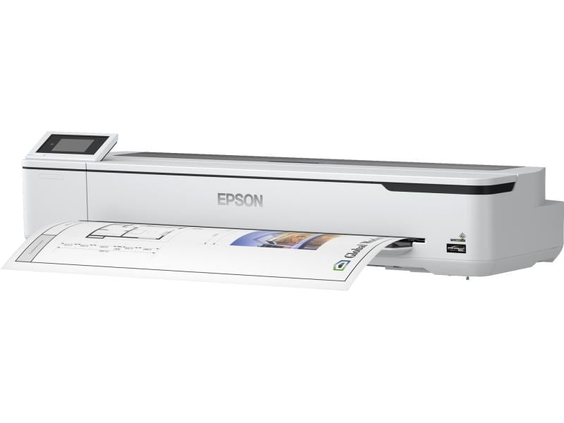 Epson Grossformatdrucker SureColor SC-T5100N, Verbindungsmöglichkeiten: LAN; Wi-Fi Direct; WLAN; USB, Druckertyp: Farbig, Drucktechnik: Tintenstrahl, Total Fassungsvermögen Papierzuführungen: 1 Seiten, Funktionen: Drucken, Anzahl Papierzuführungen (in