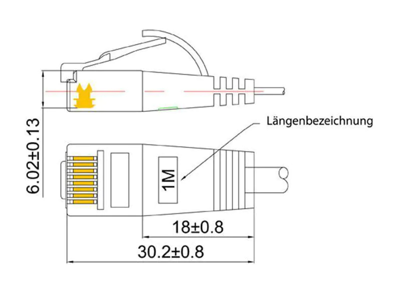 Wirewin Slimpatchkabel Cat 6, UTP, 15 m, Rot, Farbe: Rot, Form: Flach, Zusatzfunktionen: Mit Klinkenschutz, Längenaufdruck auf Stecker, Länge: 15 m, Anschlüsse LAN: RJ45 - RJ45, Produkttyp: Slimpatchkabel