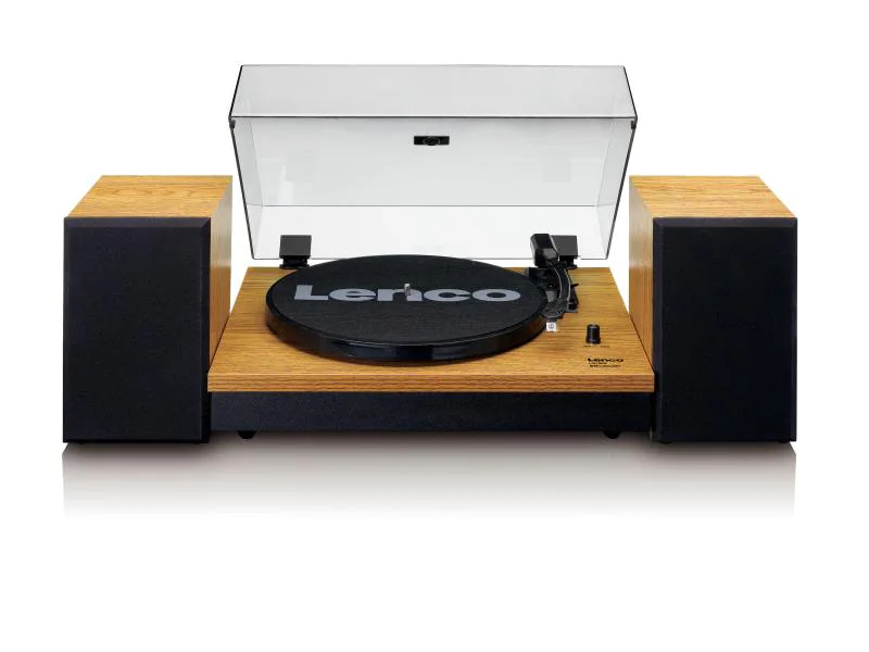 Lenco Musik-System LS-300 Braun, Radio Tuner: Kein Tuner, Farbe: Braun, Lautsprecher Kategorie: Regallautsprecher, Ausstattung: Plattenspieler, Verbindungsmöglichkeiten: , System-Kompatibilität: Keine, Bluetooth