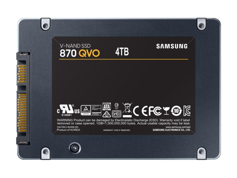 SAMSUNG MEMORY SSD 870 QVO Series 4TB MZ-77Q4T0BW SATA III 2.5 V-NAND Basic