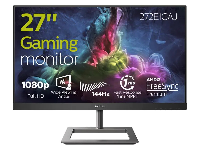 27" VA Gaming Momitor 1920x1080 144Hz Displayort HDMI 4ms Speakers