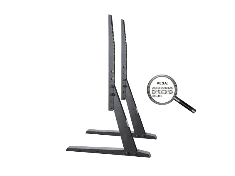 PureMounts Standfuss PM-TVS-02 Schwarz, Eigenschaften: Höhenverstellbar, Höhenverstellbar, Maximale Bildschirmgrösse: 70 ", Farbe: Schwarz, Maximale Tragkraft: 35 kg