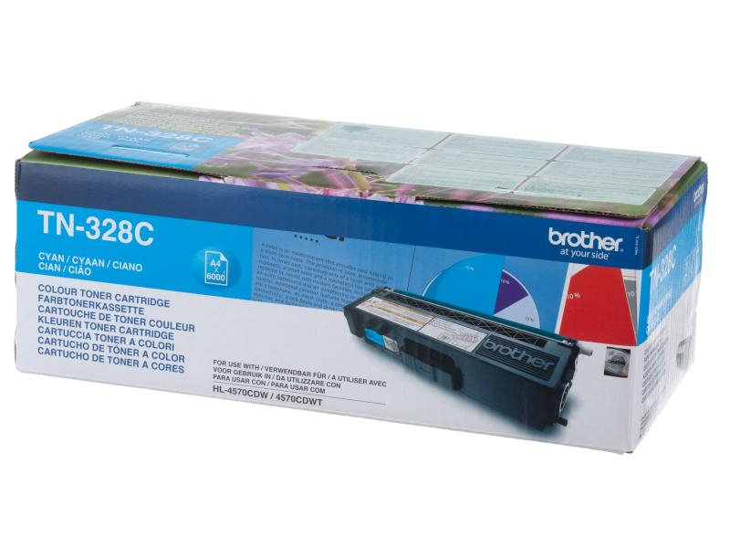 BROTHER Toner Super HY cyan TN-328C HL-4570CDN 6000 Seiten