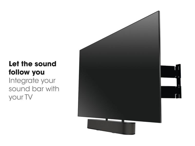 Vogel's Sound3550 Soundbar Halterung, Paarweise: Nein, Farbe: Schwarz, Typ: Wandhalterung, Eigenschaften: Fix, Maximale Tragkraft: 6.5 kg