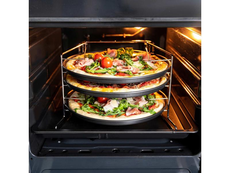 Zenker Pizzablech Special – Countries Ø 29 cm, 4-teilig