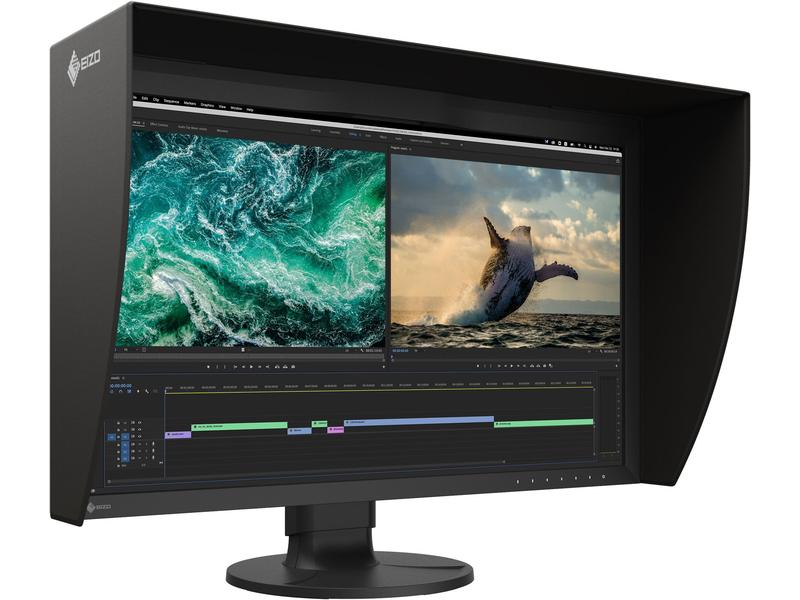 EIZO Monitor CG2700S Swiss Edition, Bildschirmdiagonale: 27 ", Auflösung: 2560 x 1440 (WQHD), Anschlüsse: DisplayPort, USB Typ-C, HDMI, Anwendungsbereich: Grafik, Ergonomie: Schwenkbar, Pivot-Funktion, Höhenverstellbar, Neigbar, Curved: Nein