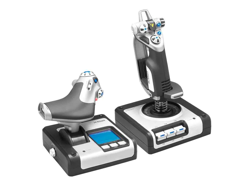 LOGITECH G SAITEK X52 FLIGHT Logitech G Saitek X52 Flight Control System - USB - WW Saitek NEW  NMS