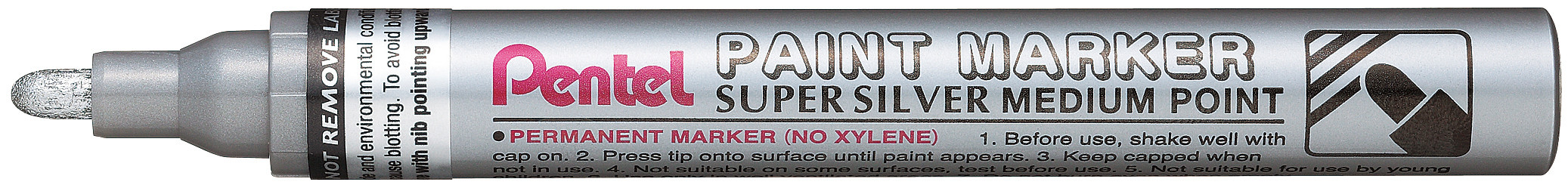 PENTEL PaiMarker 2,5mm MMP10Z silber