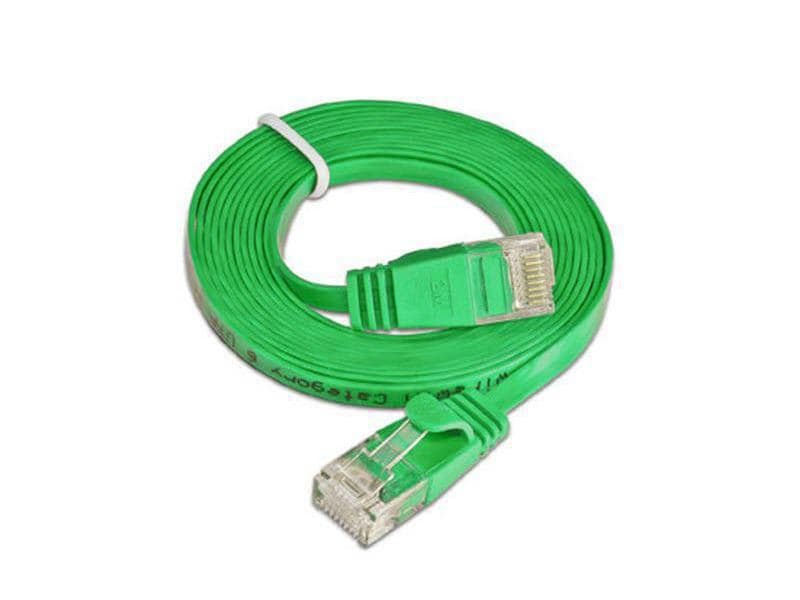 Wirewin Slimpatchkabel Cat 6, UTP, 0.5 m, Grün, Farbe: Grün, Form: Flach, Zusatzfunktionen: Mit Klinkenschutz, Längenaufdruck auf Stecker, Länge: 0.5 m, Anschlüsse LAN: RJ45 - RJ45, Produkttyp: Slimpatchkabel