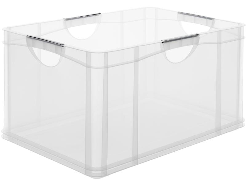 Rotho Aufbewahrungsbox A3 Transparent, Breite: 39 cm, Höhe: 31 cm, Tiefe: 59 cm, Volumen: 55 l, Produkttyp: Aufbewahrungsbox, Verpackungseinheit: 1 Stück