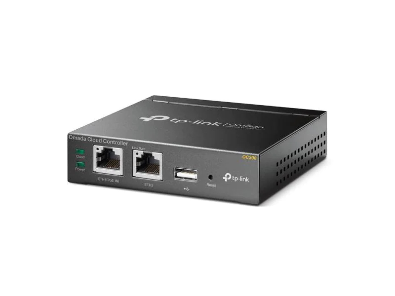 TP-Link WLAN Controller OC200, Anzahl integrierte Lizenzen: 99999 ×, Max. Anzahl Access Points: 50 ×, Montage: Desktop, Spannungsversorgung: 802.3af/at PoE or Micro USB?DC 5V/Minimum 1A?max. 50 access points / 1000 clientsKeine Lizenz nötig