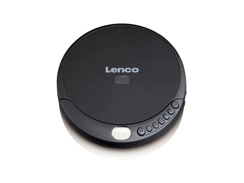 Lenco MP3 Player CD-010 Schwarz, Speicherkapazität: 0 GB, Verbindungsmöglichkeiten: 3.5mm Klinke, Player Typ: CD-Player, Farbe: Schwarz, Radio Tuner: Kein Tuner, Kapazität Wattstunden: - Wh, Ausstattung: CD; LCD-Display; USB