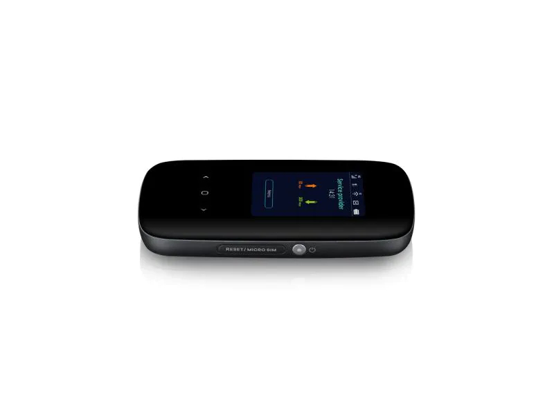 Zyxel LTE Hotspot LTE2566-M634, Display vorhanden: Ja, Schnittstellen: Micro-USB, Antennenanschluss Hardware: Antennen Intern vor verbaut, Mobilfunk Standard: 3G (UMTS), 4G/LTE, Farbe: Schwarz