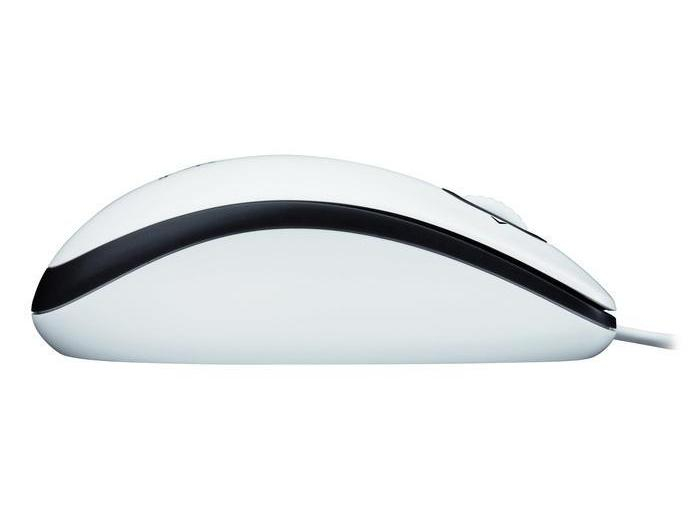 Logitech Maus M100 weiss Maus-Typ: Standard, Bedienungsseite: Universal, Maus Features: Scrollrad, Farbe: Weiss, Verbindung Maus/Tastatur: USB