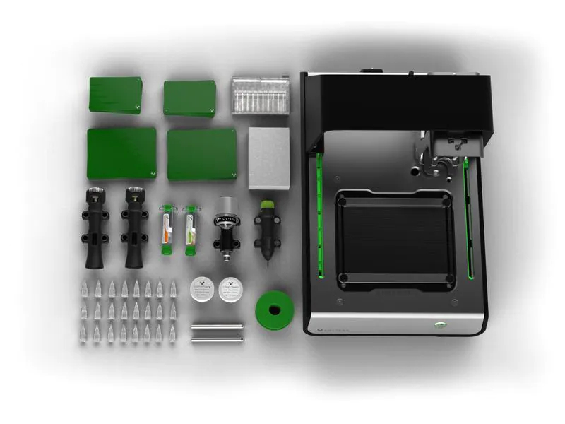 Voltera PCB Drucker V-One, Kapazität Wattstunden: 0 Wh, Schnittstellen: USB, Unterstützte Dateiformate: GBR, Drehzahl max.: 13000 rpm, Set: Nein, Funktionen: Bohren