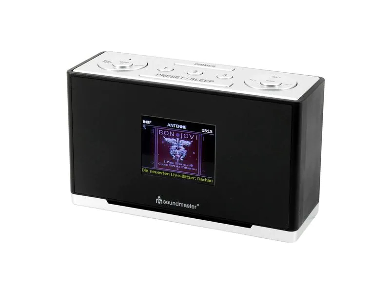 soundmaster DAB+ Radio UR240 Schwarz, Radio Tuner: DAB+, FM, Stromversorgung: Netzbetrieb, Farbe: Schwarz, Ausstattung: Weckfunktion, Farbdisplay, Schlummerfunktion, Alarm, Einschlaftimer, Typ: Tischradio