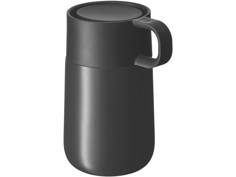 WMF Thermobecher Impulse Travel Mug 300 ml, Anthrazit, Material: Edelstahl 18/10, Griffe: Ja, Fassungsvermögen: 300 ml, Detailfarbe: Anthrazit