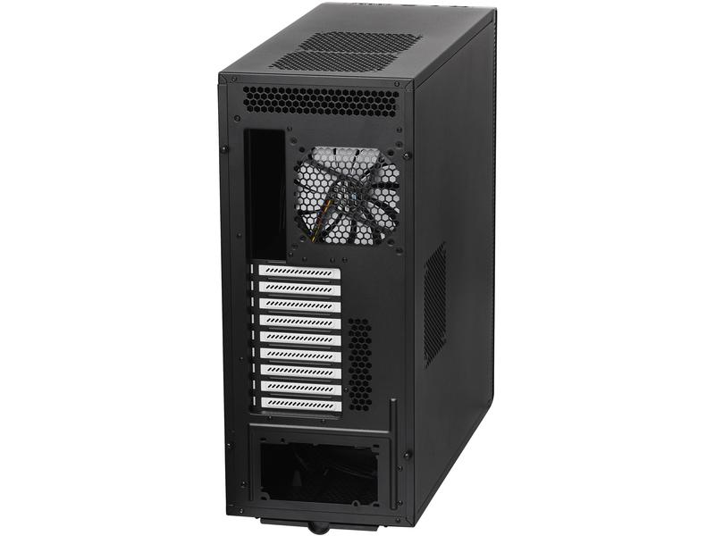 Fractal Design PC-Gehäuse Define XL R2 Schwarz, Unterstützte Mainboards: E-ATX, XL-ATX, ATX, ITX, Micro-ATX, Gehäuse Bauart: Tower, Detailfarbe: Schwarz, Anzahl Lüfterplätze: 7, Sichtfenster: Nein, Netzteil vorinstalliert: Nein