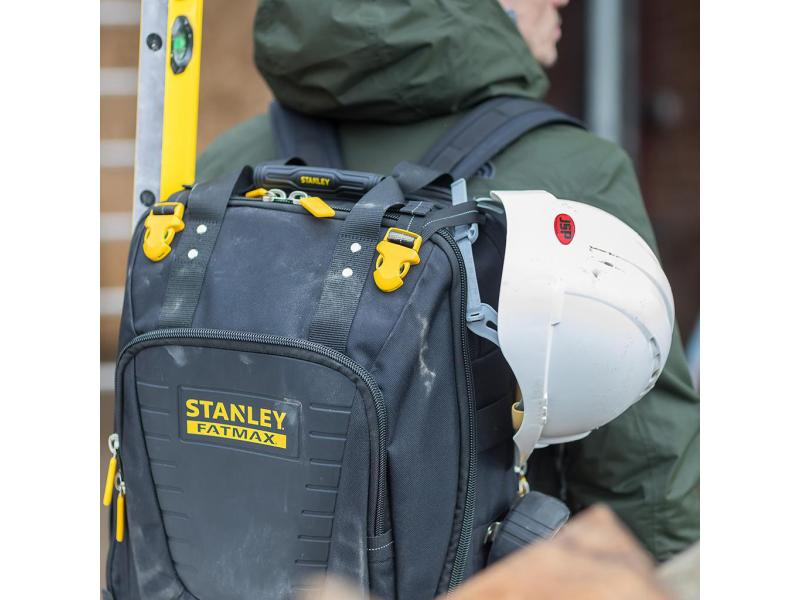 Stanley Fatmax Werkzeugtasche Quick Access, Produkttyp: Werkzeugrucksack, Farbe: Schwarz; Gelb, Material: 600D Nylon