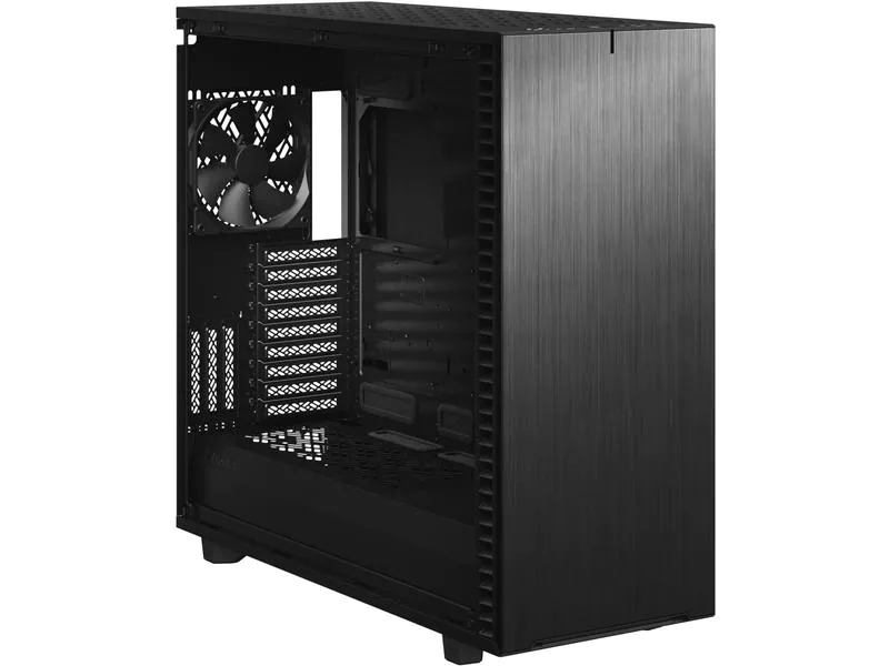 Fractal Design PC-Gehäuse Define 7 XL Light TG, Unterstützte Mainboards: Micro-ATX, E-ATX, ATX, SSI CEB, SSI EEB, Mini-ITX, EE-ATX (Enhanced E-ATX), Gehäuse Bauart: Mid-Tower, Detailfarbe: Schwarz, Anzahl Lüfterplätze: 11, Sichtfenster: Ja, Netzteil