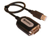 SANDBERG USB to Serial Link 9-pin USB 2.0 Konverter fuer Serial COM 9-pin Geraete Mobil RS232